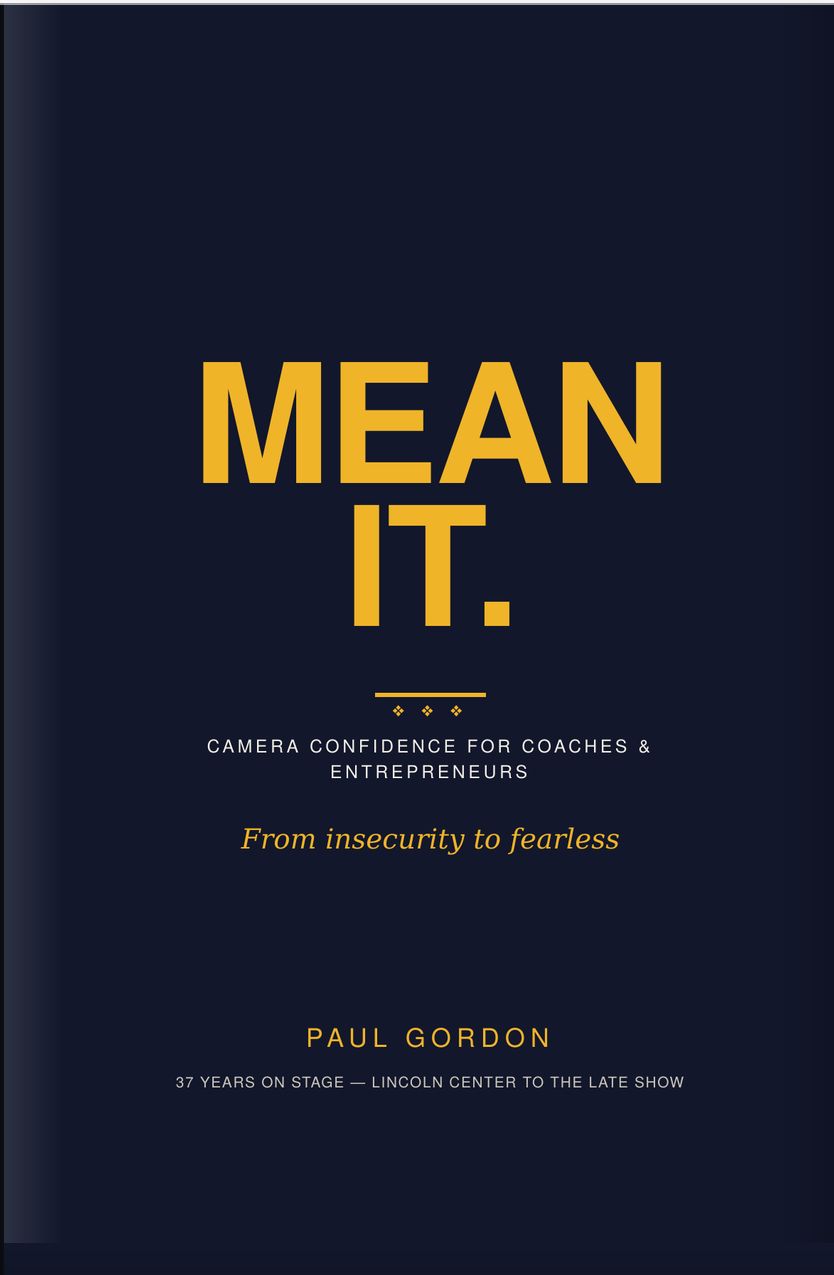 MEAN IT. — book cover