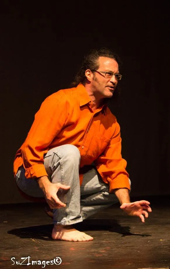 Paul Gordon performing on stage